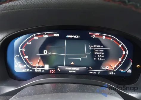 2022 BMW X3 M40I z USA, uszkodzony, nr VIN 5UX83DP09N9N25437